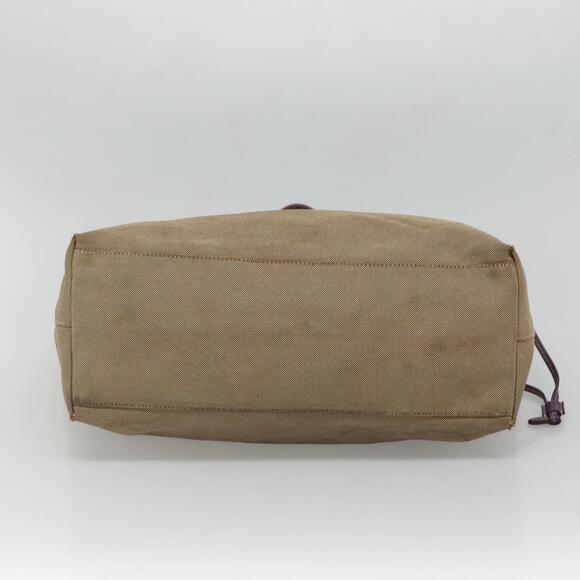 PRADA Hand Bag Canvas Khaki - Picture 9 of 12
